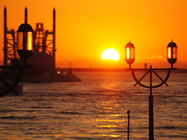 釧路の夕日（観光イメージ）