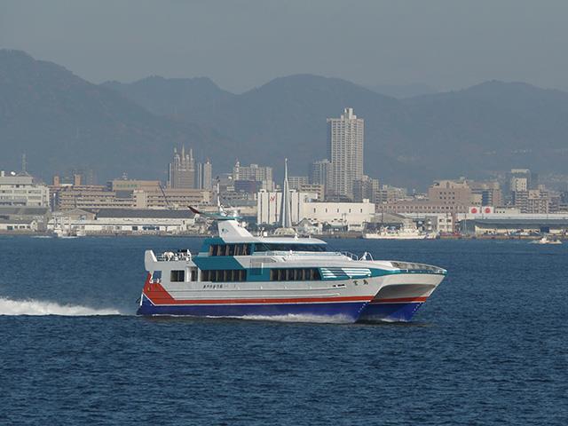 東京(羽田)発 【広島⇒松山】広島港⇔松山港スーパージェット片道乗船