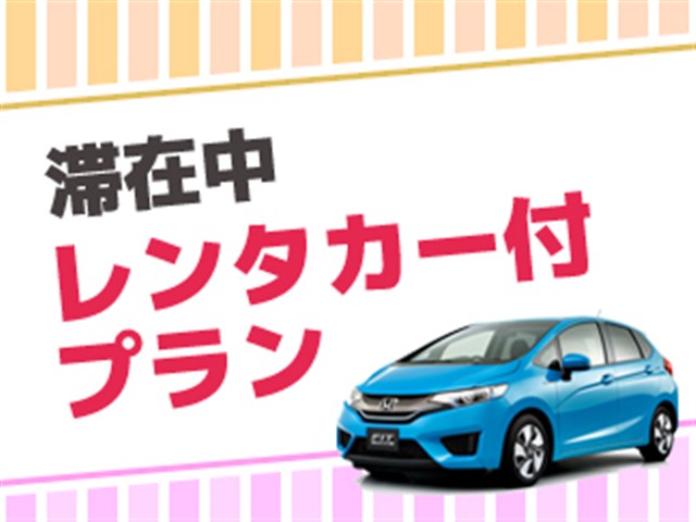 レンタカー付プラン♪