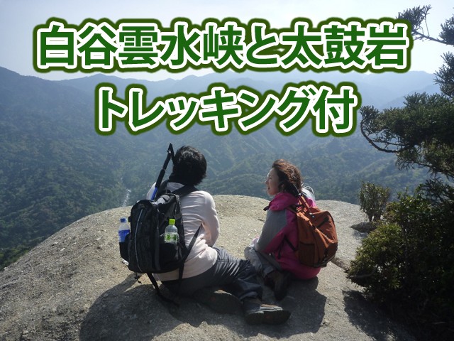 白谷雲水峡＆太鼓岩トレッキング