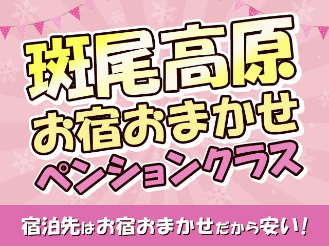 ■●夜発バス　斑尾高原　お宿おまかせ　ペンションクラス