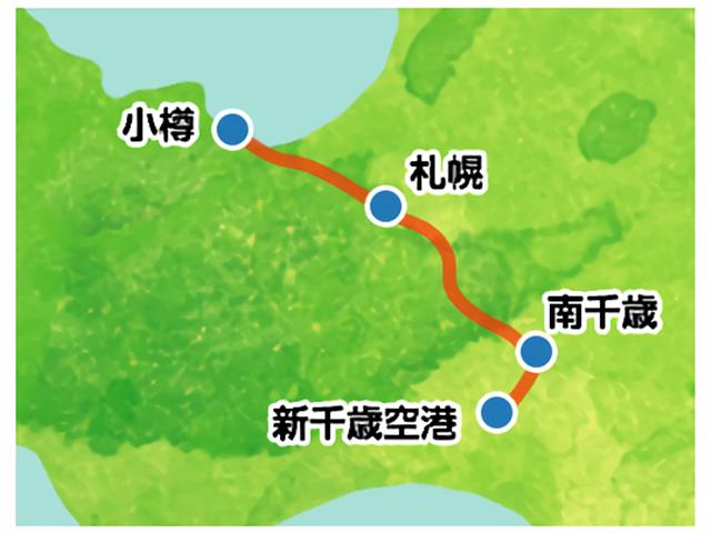 仙台発 【新千歳空港利用】新千歳空港～札幌～小樽のJR快速・普通列車