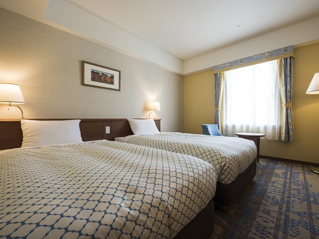 客室一例（スタンダードツインルーム）